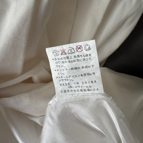 M2M sz 8 or L cream button down 100% cotton short sleeve fairy Coat - Picture 6 of 9